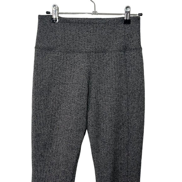 Athleta Delancey Herringbone Tights XS Black Abalone Grey 487663 Travel - Picture 3 of 11